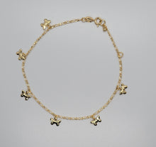 Load image into Gallery viewer, Butterfly Charm Anklet