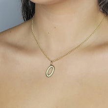 Load image into Gallery viewer, Curve Letter Pendant