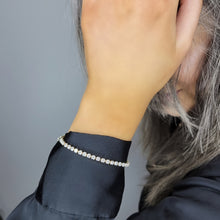 Load image into Gallery viewer, Elsa Paper Clip w/ Stones Bracelet