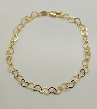 Load image into Gallery viewer, Liv Heart Link Anklet