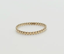 Load image into Gallery viewer, Milan Flat Beaded Stacking Ring