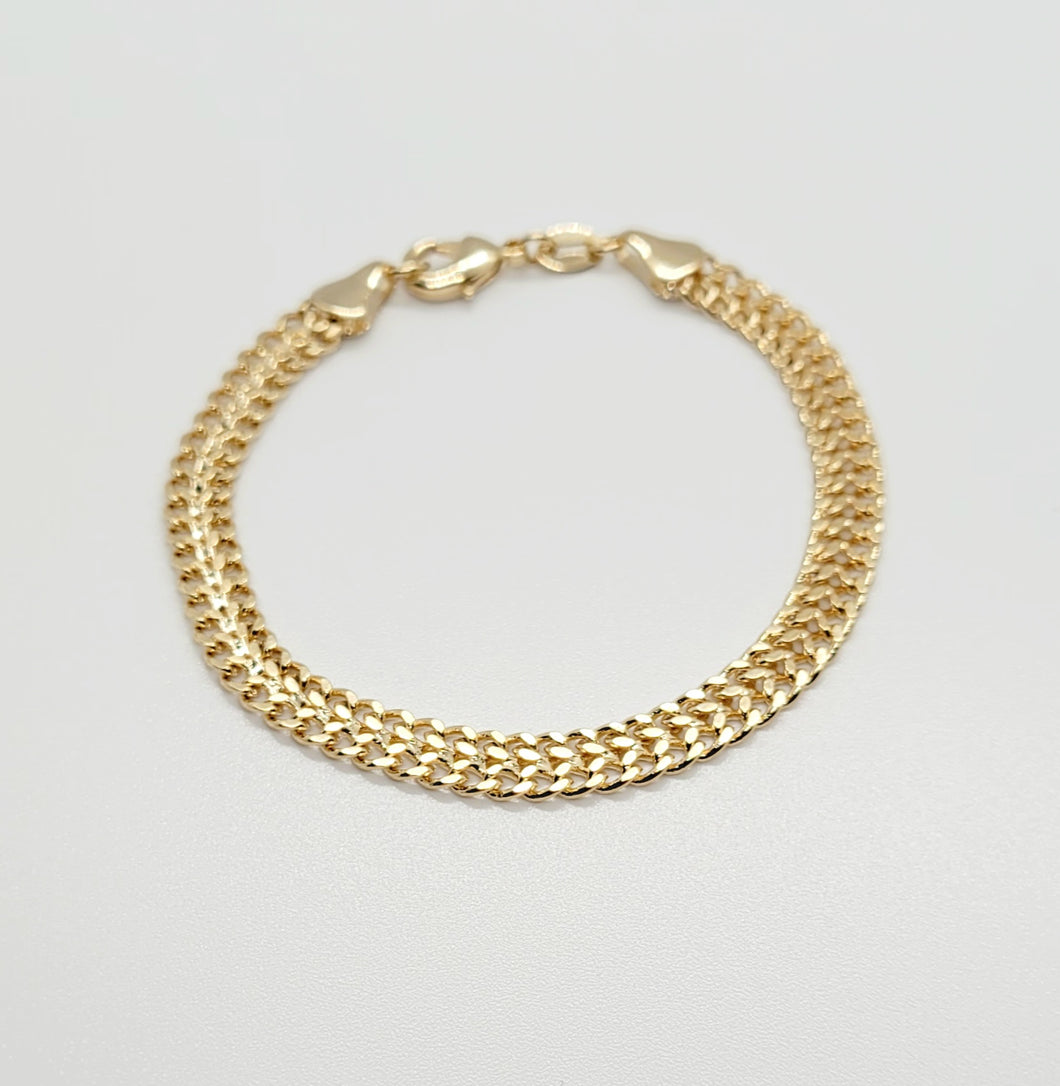 Arie Double Cuban Link Bracelet