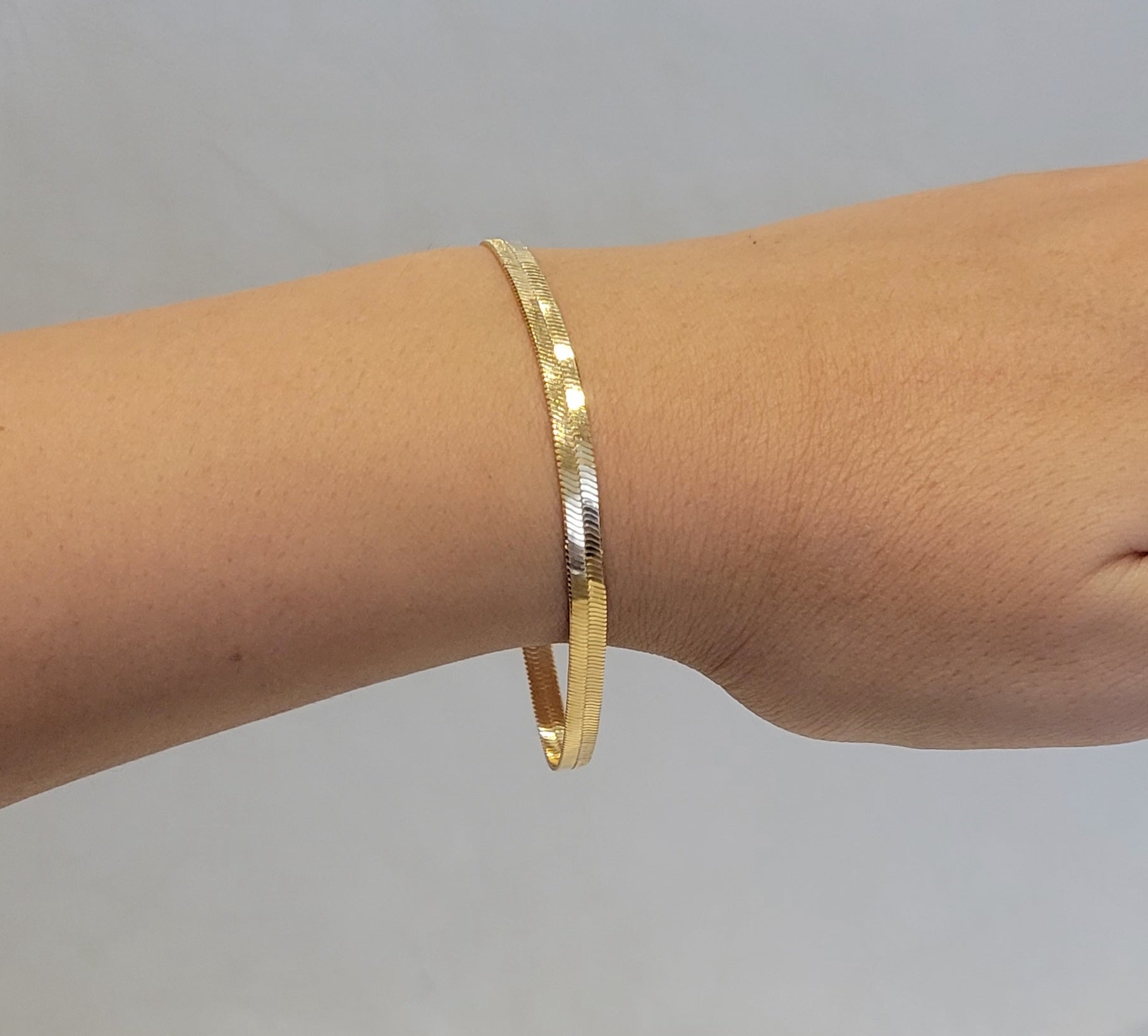 Ava Herringbone Bracelet