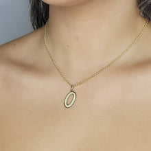 Load image into Gallery viewer, Curve Letter Pendant
