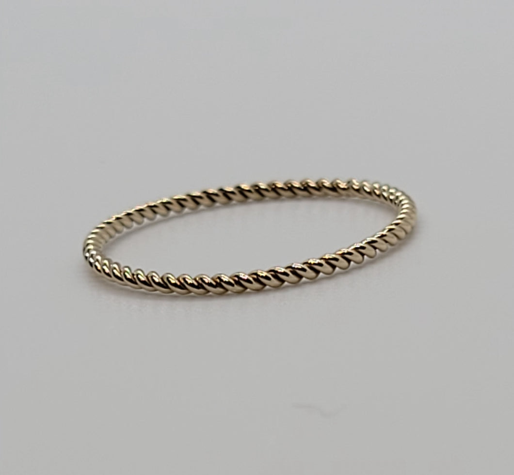 Zoe Twisted Stacking Ring